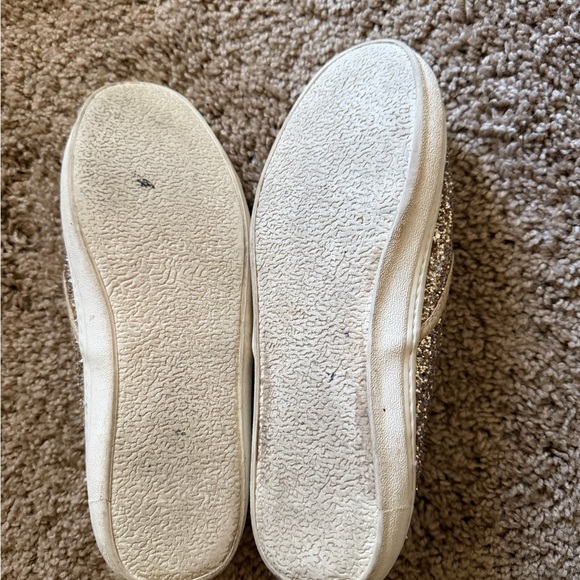 Old Navy Gold Glitter Sneakers - Picture 5 of 5